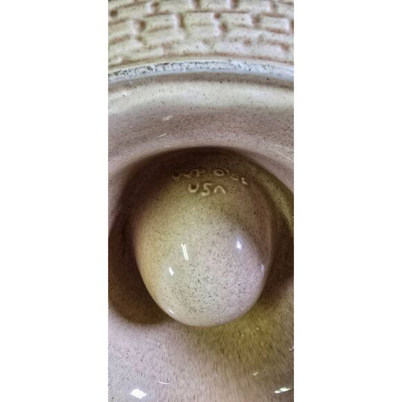 Vintage Whittier Pottery Sombrero Chip and Dip Hat Ceramic Mexican WPO 86 USA - Picture 6 of 10